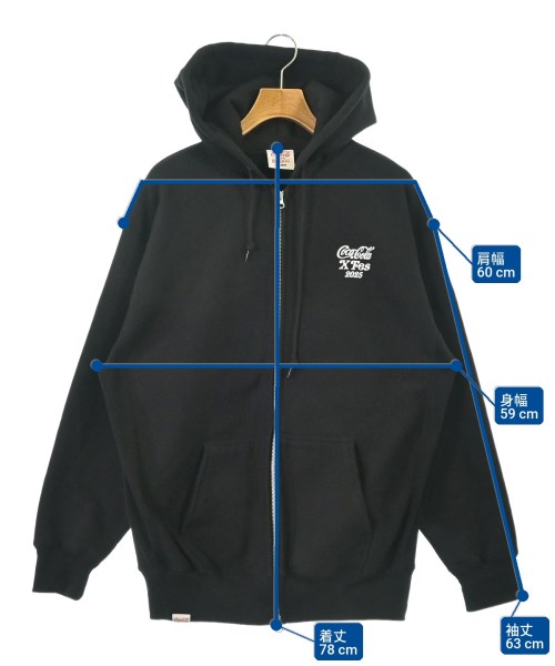 VERDY（ヴェルディ）パーカー 黒 サイズ:XXL メンズ/2200664182335