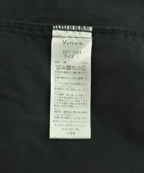 VULCAIN（バルカン）カジュアルシャツ 黒 サイズ:L メンズ/2200722818046