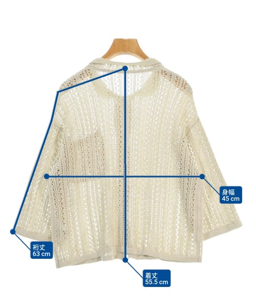 0 x ones（ゼロバイワンズ）カーディガン ベージュ サイズ:F レディース/2200668115018