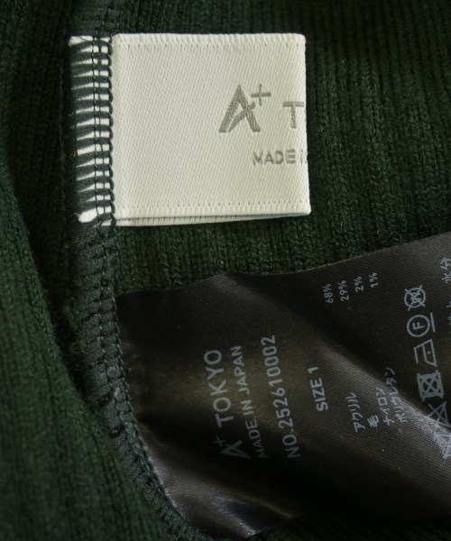 A+ TOKYO（エープラストウキョウ）ワンピース 緑 サイズ:1(S位) レディース/2200621227017