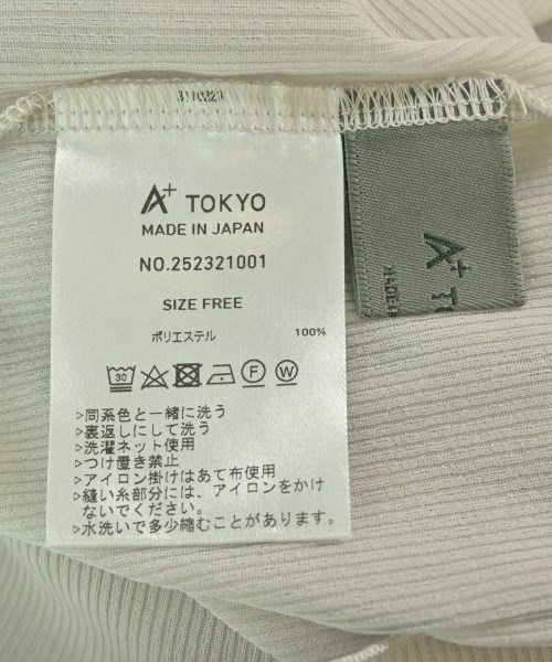 A+ TOKYO（エープラストウキョウ）Tシャツ・カットソー グレー サイズ:F レディース/2200694965021