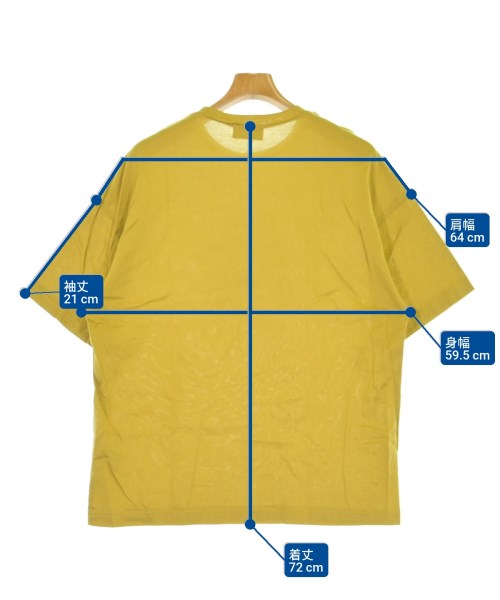 A+ TOKYO（エープラストウキョウ）Tシャツ・カットソー 黄 サイズ:2(M位) メンズ/2200699864060