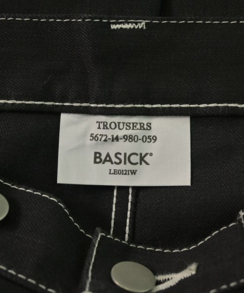 BASICK（ベイシックス）デニムパンツ 黒 サイズ:S メンズ/2200534267025