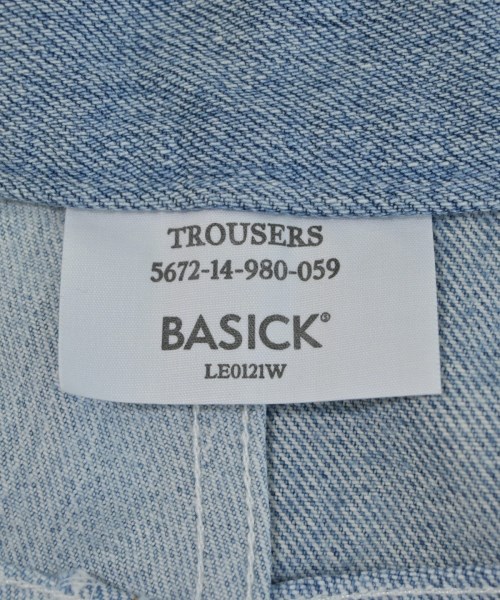 BASICK（ベイシックス）デニムパンツ その他（柄物・カラフル） サイズ:S レディース/2200609699102