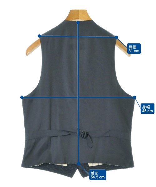 Berkley（バークレイ）ベスト 紺 サイズ:44R(S位) メンズ/2200642295057