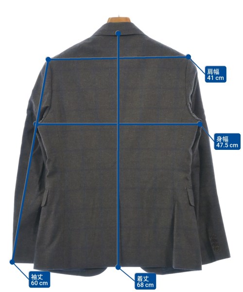 Berkley（バークレイ）カジュアルジャケット 茶 サイズ:44(S位) メンズ/2200637501033