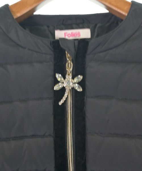 BLUGIRL Folies（ブルーガールフォリーズ）ダウンジャケット/ダウンベスト 黒 サイズ:42(M位) レディース/2200642179067