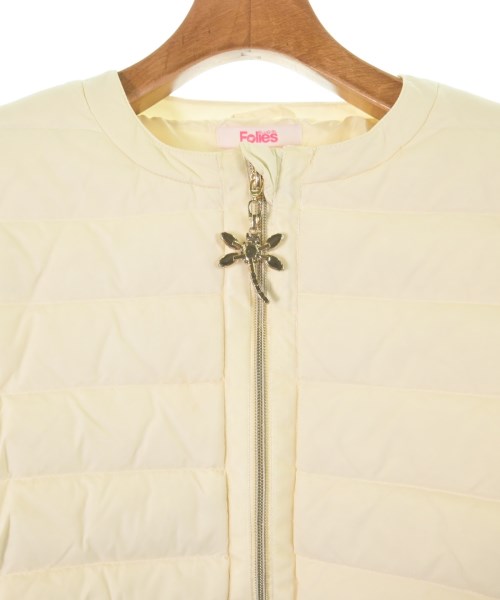 BLUGIRL Folies（ブルーガールフォリーズ）ダウンジャケット/ダウンベスト 白 サイズ:42(M位) レディース/2200642179074