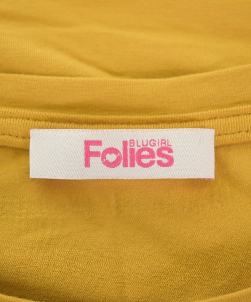 BLUGIRL Folies（ブルーガールフォリーズ）Tシャツ・カットソー 黄 サイズ:42(M位) レディース/2200683358087