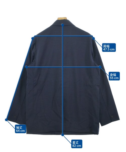 BOUCLE（）ジャケット 紺 サイズ:1(S位) メンズ/2200632701186