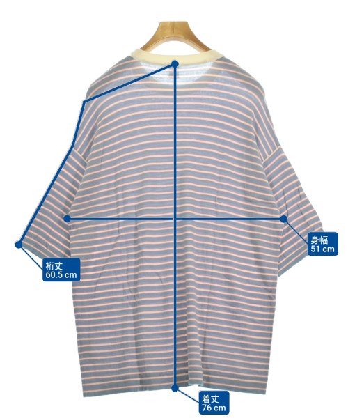 BOUCLE（）ニット・セーター 青 サイズ:3(L位) メンズ/2200611328038