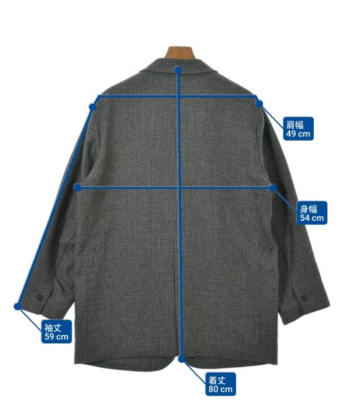 BOUCLE（）ジャケット グレー サイズ:1(S位) メンズ/2200652950076