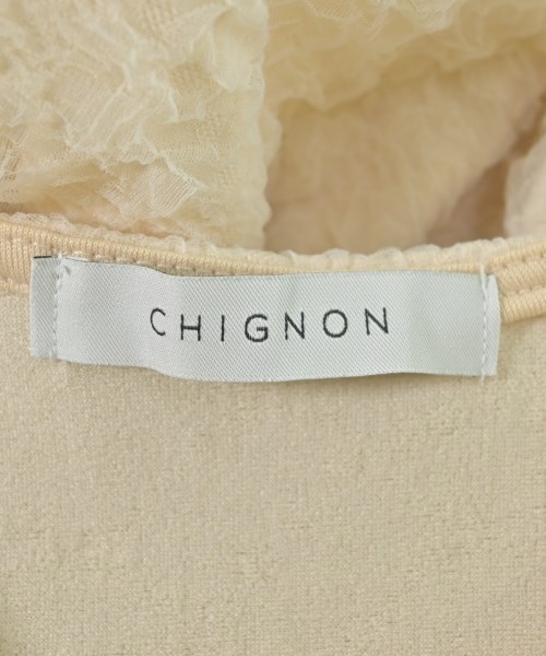 CHIGNON（シニヨン）ブラウス ベージュ サイズ:F レディース/2200673554017