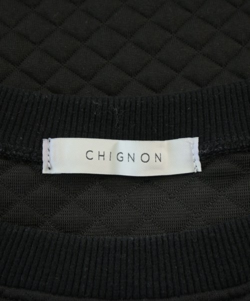 CHIGNON（シニヨン）Tシャツ・カットソー 黒 サイズ:F レディース/2200711348028