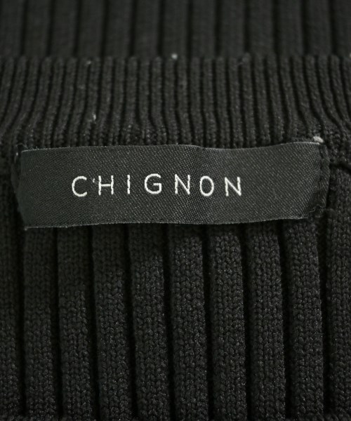 CHIGNON（シニヨン）ニット・セーター 黒 サイズ:F レディース/2200701970017