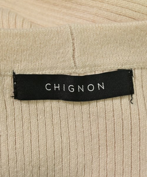 CHIGNON（シニヨン）カーディガン ベージュ サイズ:F レディース/2200657213053