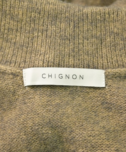 CHIGNON（シニヨン）ニット・セーター ベージュ サイズ:F レディース/2200659414069