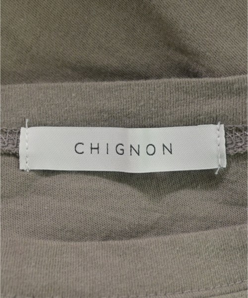 CHIGNON（シニヨン）Tシャツ・カットソー グレー サイズ:F レディース/2200727247025