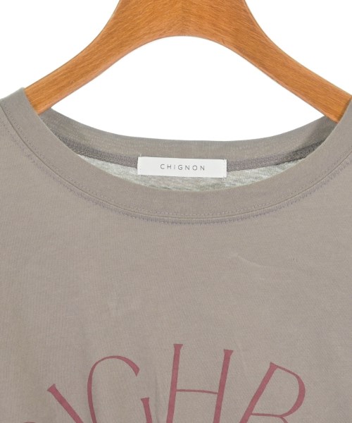 CHIGNON（シニヨン）Tシャツ・カットソー グレー サイズ:F レディース/2200727247025