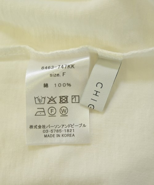 CHIGNON（シニヨン）Tシャツ・カットソー 白 サイズ:F レディース/2200721728261