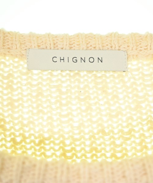 CHIGNON（シニヨン）ニット・セーター 白 サイズ:F レディース/2200687782017