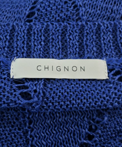 CHIGNON（シニヨン）ニット・セーター 青 サイズ:F レディース/2200691080031