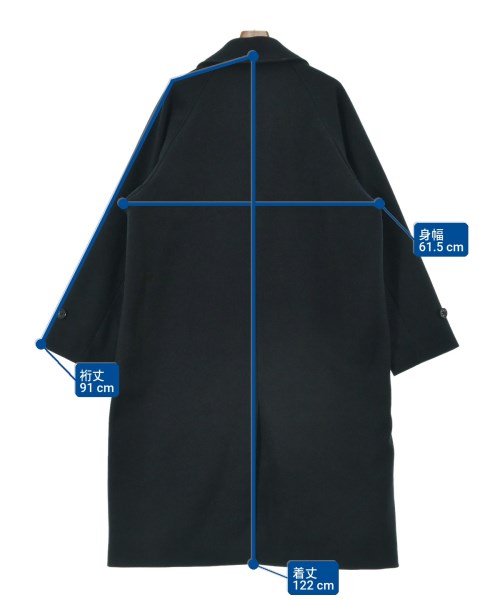 ENDER PRODUCTS（エンダープロダクツ）ステンカラーコート 紺 サイズ:M メンズ/2200677875019