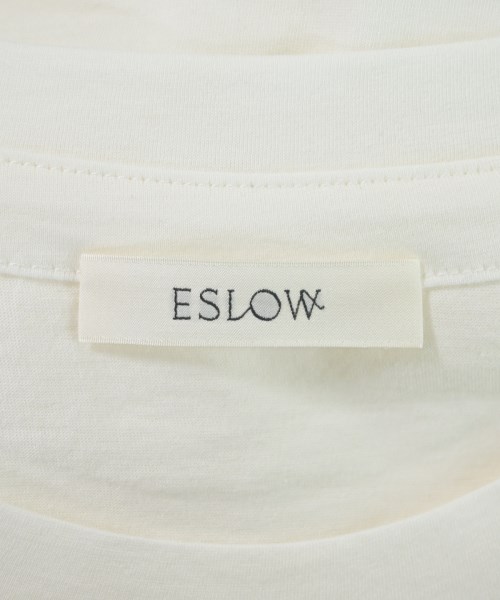ESLOW（エスロー）Tシャツ・カットソー 白 サイズ:F レディース/2200644573467