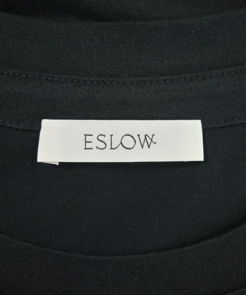 ESLOW（エスロー）Tシャツ・カットソー 黒 サイズ:F レディース/2200644585194