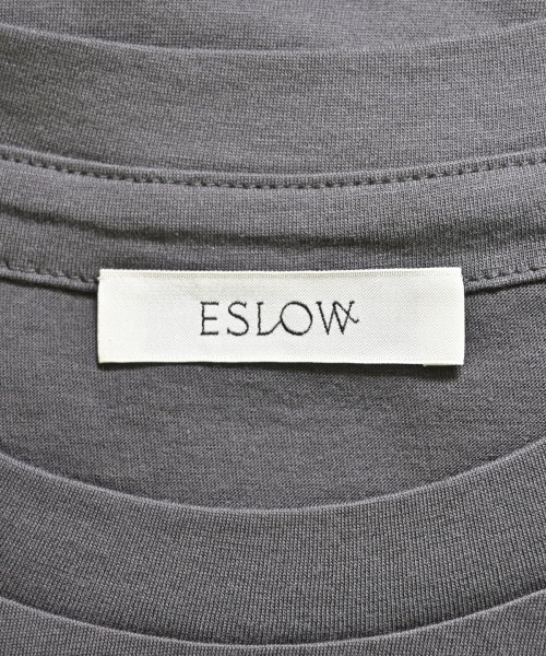 ESLOW（エスロー）Tシャツ・カットソー グレー サイズ:F レディース/2200644608596