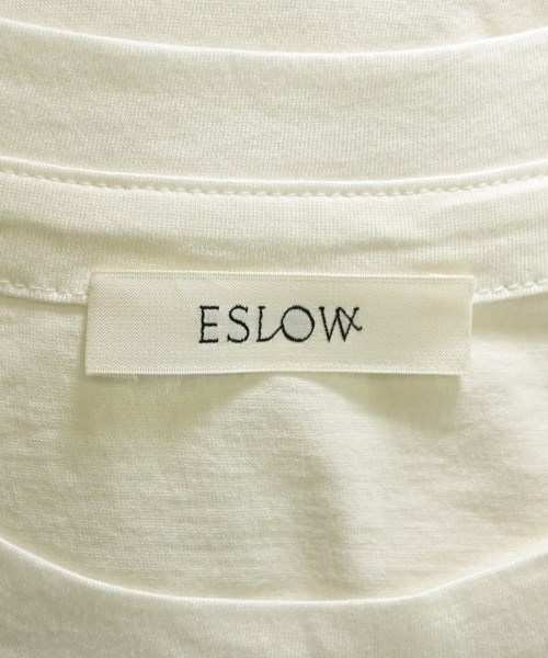 ESLOW（エスロー）Tシャツ・カットソー 白 サイズ:F レディース/2200644609432