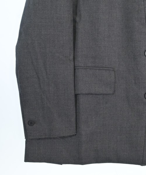 ESLOW（エスロー）ノーカラージャケット グレー サイズ:1(S位) レディース/2200644748315