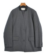 ESLOW（エスロー）ノーカラージャケット グレー サイズ:1(S位) レディース/2200644748315