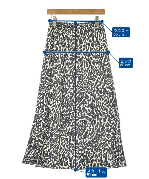 ESLOW（エスロー）ロング・マキシ丈スカート 白 サイズ:F レディース/2200613717021