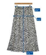 ESLOW（エスロー）ロング・マキシ丈スカート 白 サイズ:F レディース/2200613717021