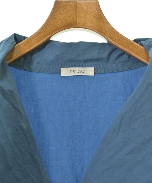 ESLOW（エスロー）ブラウス 青 サイズ:F レディース/2200679975632