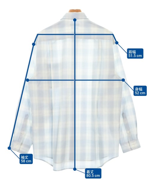 FUJI（フジ）カジュアルシャツ 青 サイズ:5(XL位) メンズ/2200619860110