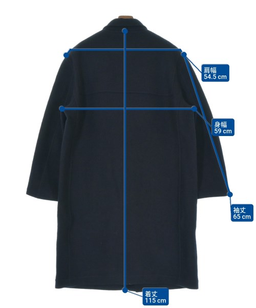 FUJI（フジ）ダッフルコート 紺 サイズ:5(XXL位) メンズ/2200652353013