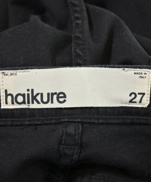 HAIKURE（ハイクレ）デニムパンツ 黒 サイズ:27(XS位) レディース/2200670489046