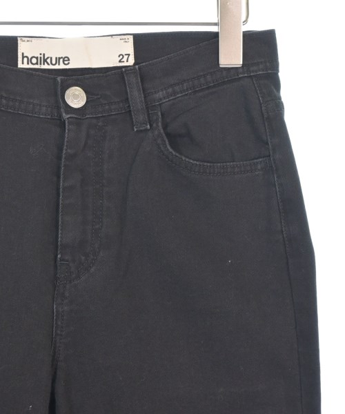 HAIKURE（ハイクレ）デニムパンツ 黒 サイズ:27(XS位) レディース/2200670489046
