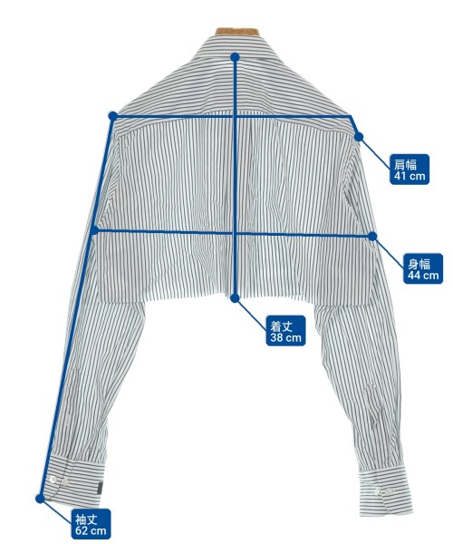 HommeGirls（オムガールズ）カジュアルシャツ 白 サイズ:S レディース/2200640715014