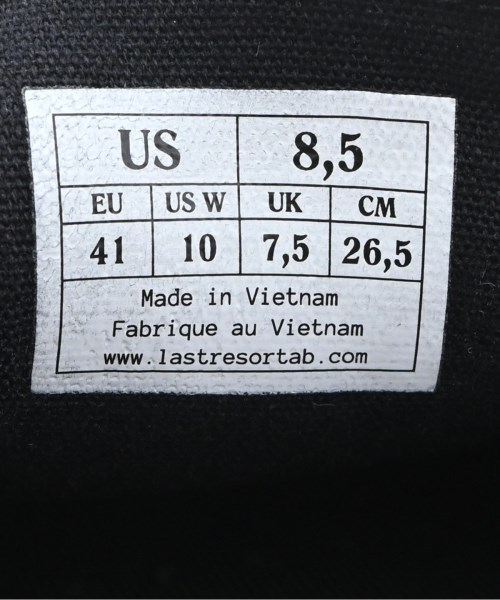 LAST RESORT AB（ラストリゾートエービー）その他 黒 サイズ:26.5cm メンズ/2200673697011