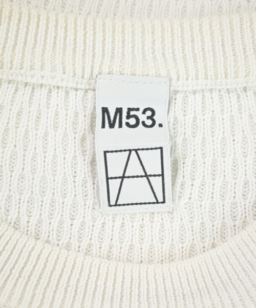 M53.（エム53）Tシャツ・カットソー 白 サイズ:F レディース/2200607071115