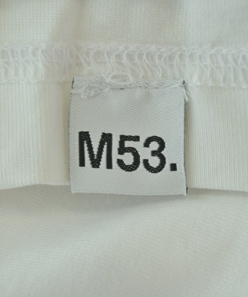 M53.（エム53）Tシャツ・カットソー 白 サイズ:F メンズ/2200665236242