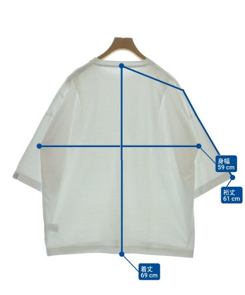 M53.（エム53）Tシャツ・カットソー 白 サイズ:F メンズ/2200665236242