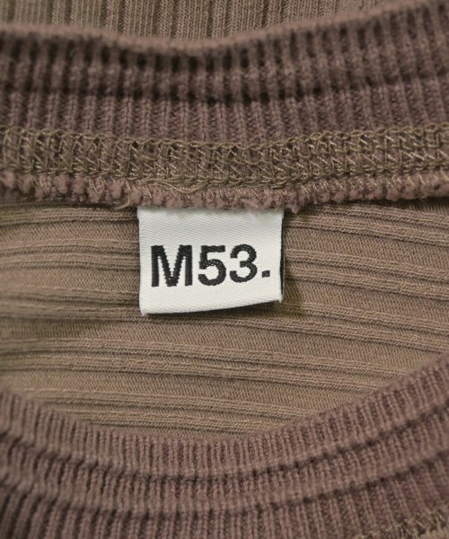 M53.（エム53）Tシャツ・カットソー 茶 サイズ:F レディース/2200674572041