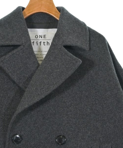 ONE fifth（ワンフィフス）ピーコート グレー サイズ:1(S位) レディース/2200637504010