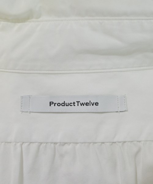 Product Twelve（プロダクトトゥエルブ）カジュアルシャツ 白 サイズ:2(M位) メンズ/2200674105188