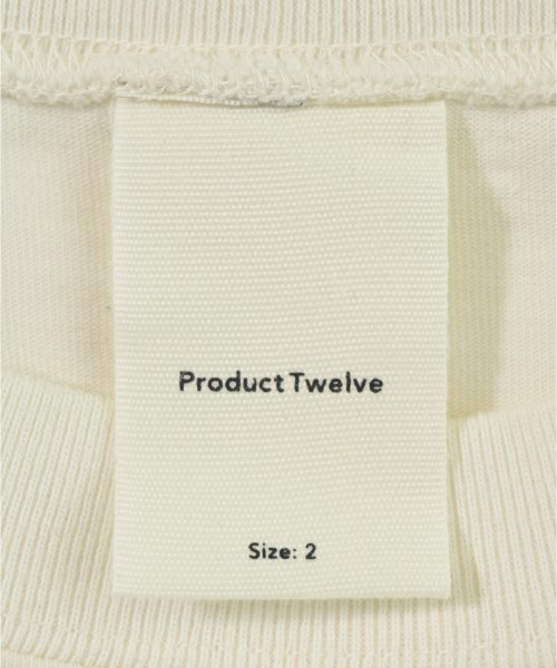 Product Twelve（プロダクトトゥエルブ）Tシャツ・カットソー 白 サイズ:2(M位) メンズ/2200651491105