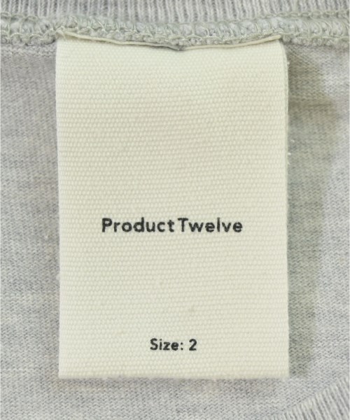 Product Twelve（プロダクトトゥエルブ）Tシャツ・カットソー グレー サイズ:2(M位) メンズ/2200651491112